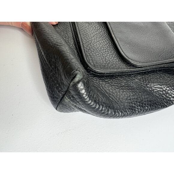 Fossil Kinley Crossbody Black Pebbled Leather Purse - Picture 6 of 16